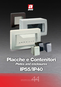 Wall-mounted boxes, enclosures and front plates with IP protection, SYSTEM 44 - brochure